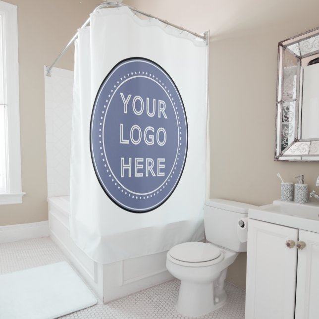 Sleek, Refined, & Personalized Binder Shower Curtain (In Situ)