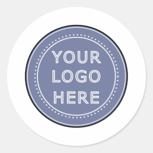 Sleek, Refined, & Personalized Classic Round Sticker