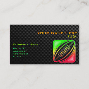 Sleek Rugby Business Card