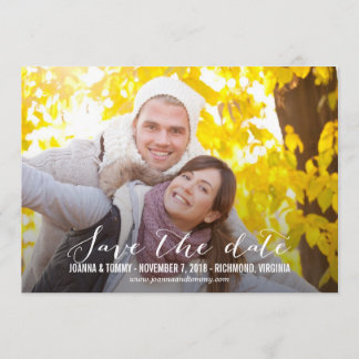 SLEEK Save The Date Cards