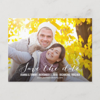 SLEEK Save The Date Postcard