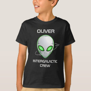 Sleek Sci-Fi UFO Alien Head T-Shirt