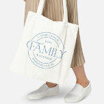 Sleek Seal Family Reunion or Vacation Tote Bag<br><div class="desc">This lovely design can be customized to your favorite color combinations. Makes a great gift! Find stylish stationery and gifts at our shop: www.berryberrysweet.com.</div>