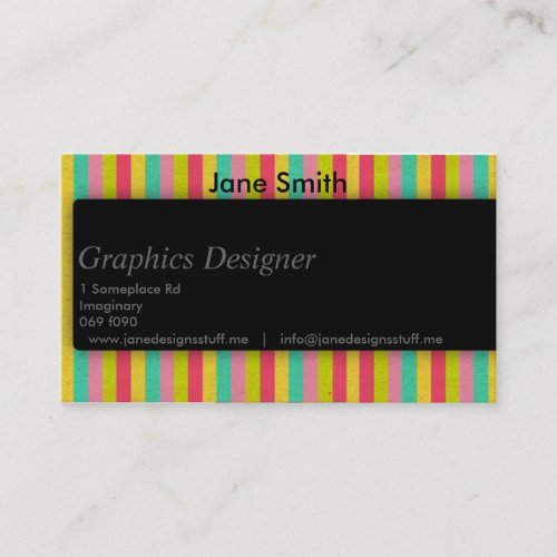 Sleek Shadow for Designers Business Card