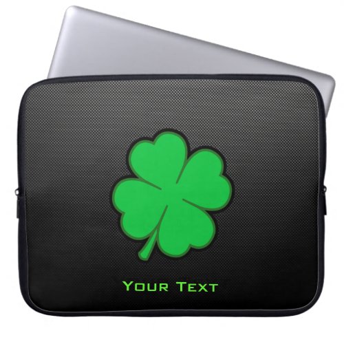 Sleek Shamrock Laptop Sleeve