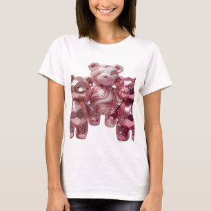 Sleek Silver ABSTRACT ART Modern Design T-Shirt
