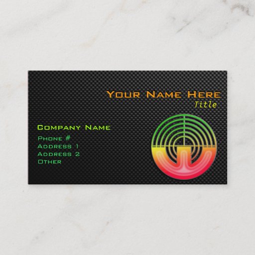Customizable Sleek Sport Shooting Business Cards