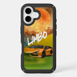 Sleek Sports Car Silhouette Phone Case