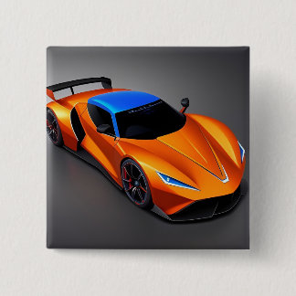 Sleek Sports Car With Modern Design Button