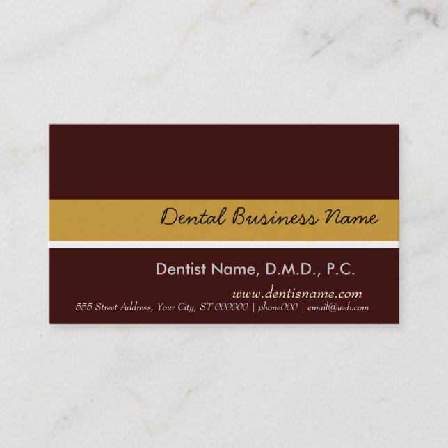 Sleek Stylish Clean  Generic Business Card (Front)