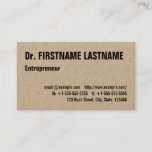 [ Thumbnail: Sleek & Trendy Entrepreneur Business Card ]