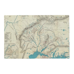 Sleem's Map of Central Alaska Placemat