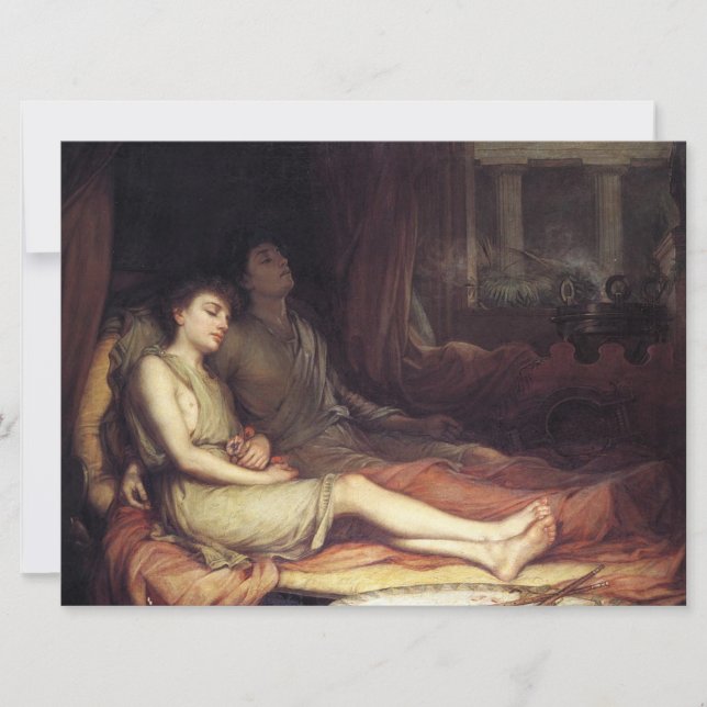 Sleep and His Half Brother Death (Grief) Card (Front)