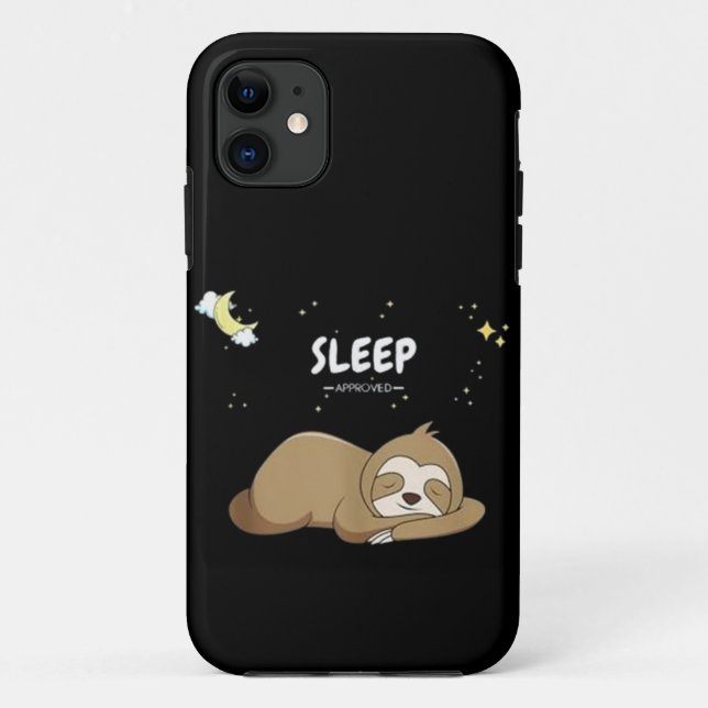 Sleep Approved Sloth - Sleeping Clothes - Sleep  Case-Mate iPhone Case (Back)