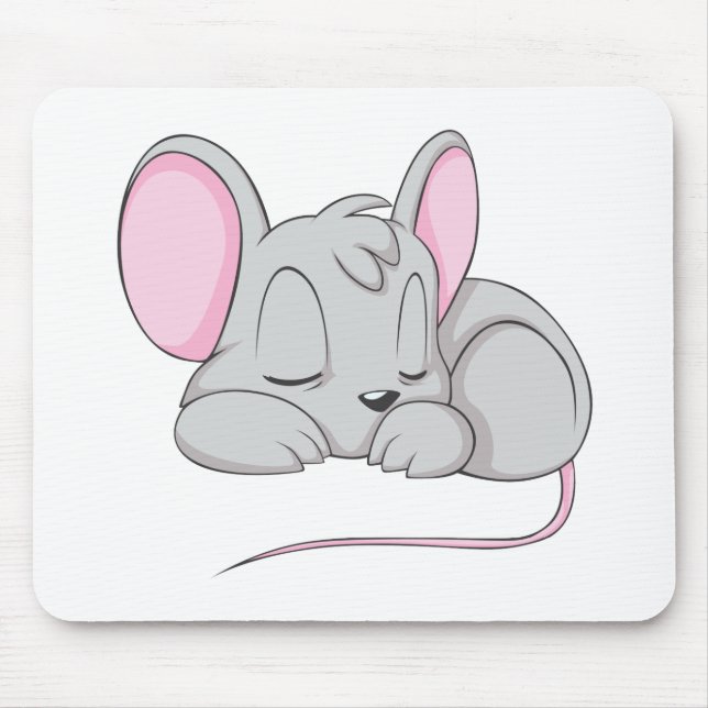 Sleep Baby Mouse Rat Nap Shirt Pad (Front)