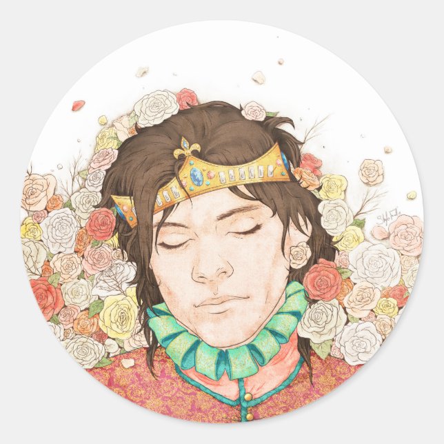 Sleep Classic Round Sticker (Front)