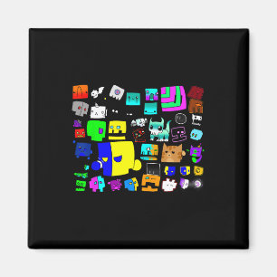Sleep Dash Repeat Video Game Geometry Video Gamer  Magnet
