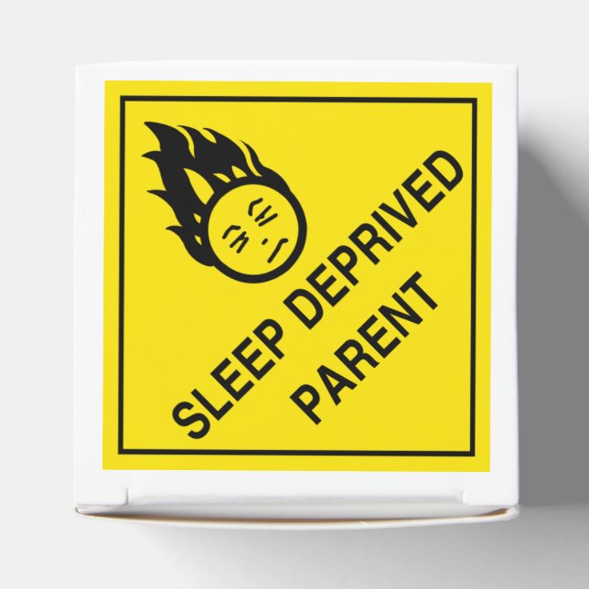 Sleep Deprived Parent Favor Boxes (Top)