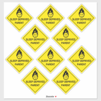 Sleep Deprived Parent Sticker