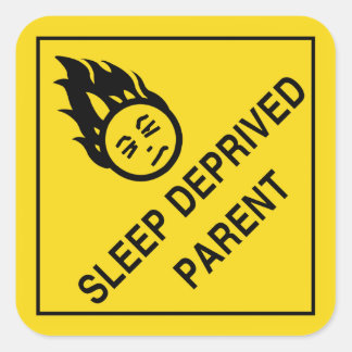 Sleep Deprived Parent Stickers
