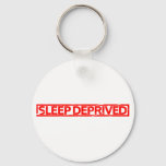 Sleep Deprived Stamp Keychain