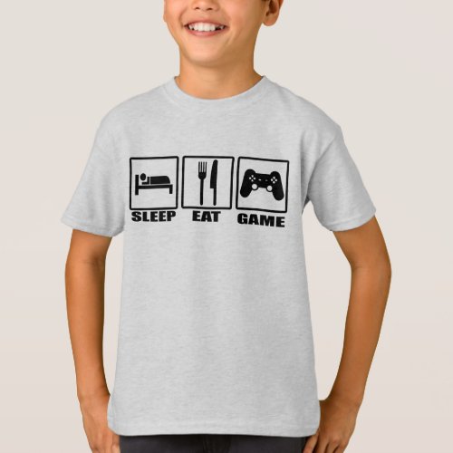 Sleep Eat Game T_Shirt