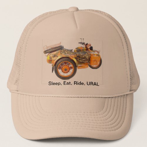 Sleep Eat Ride URAL Trucker Hat