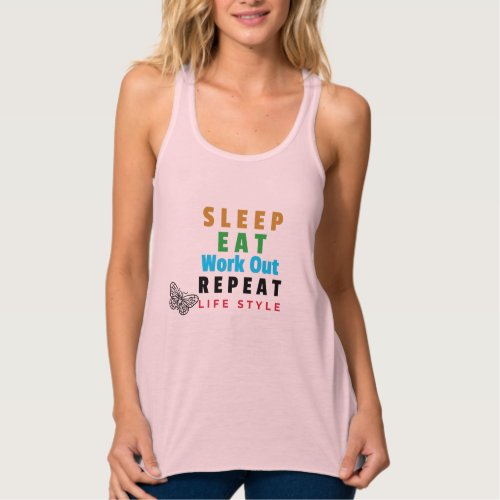 Sleep Eat Work Tank Top