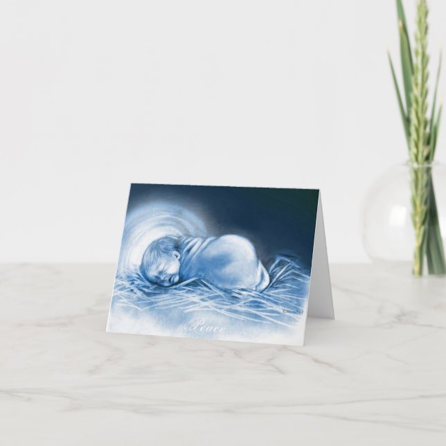 Sleep in Heavenly Peace Holiday Card (Front)