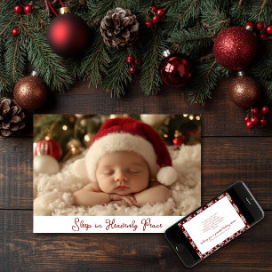 Sleep in Heavenly Peace Holiday Card
