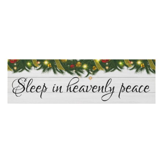 Sleep in heavenly peace sign | Zazzle.com