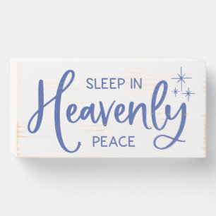 Sleep In Heavenly Peace Wooden Box Sign