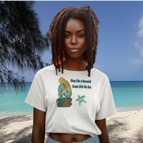  Sleep like a Mermaid T_Shirt