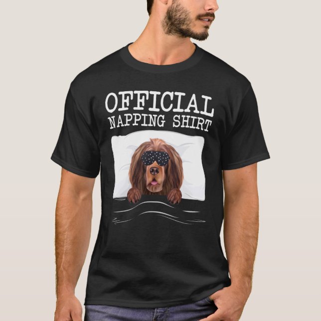 Sleep Mask Official Napping Sussex Spaniel Sleepin T-Shirt (Front)