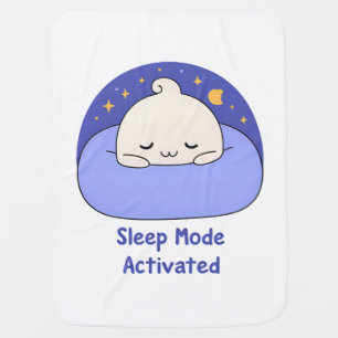Sleep Mode Activated – Cute Cozy Cartoon Baby Blanket