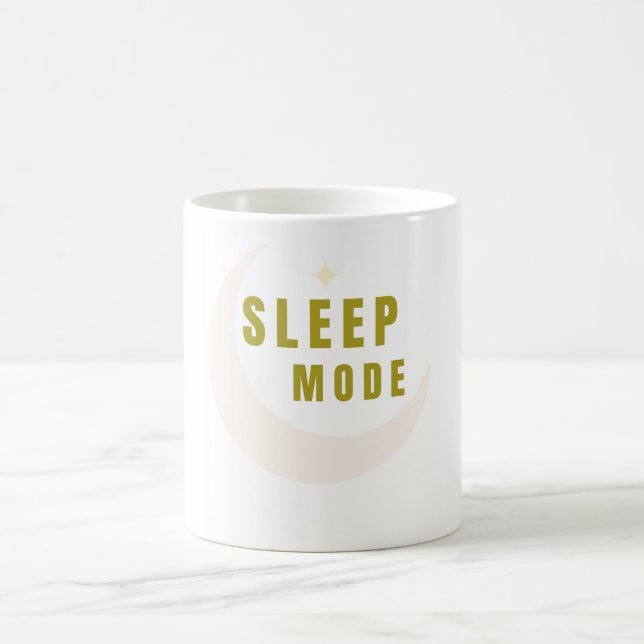 Sleep Mode Funny Coffee Mug (Center)