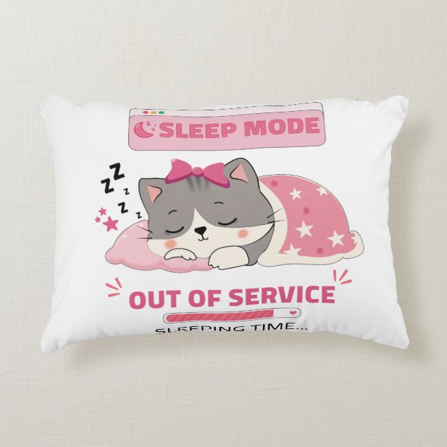 sleep mood accent pillow (Front)