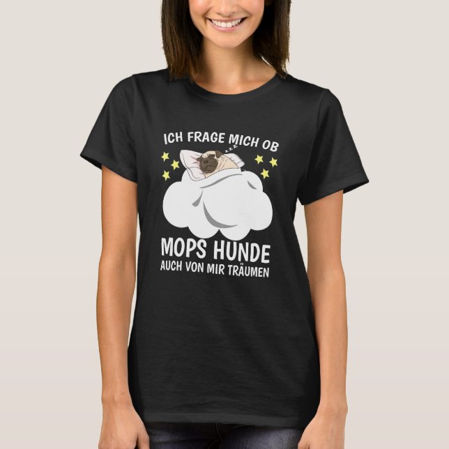 Sleep  Nightdress Sleep Top Dream Pug (Front)