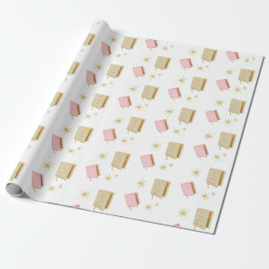Sleep Read Reapeat Literature Book Lover Ivory  Wrapping Paper