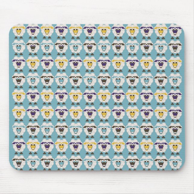 Sleep-Sheep - LONVIG by MINYMO Mouse Pad (Front)