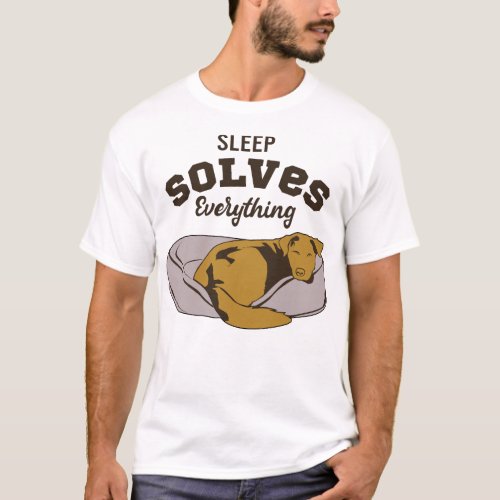Sleep Solves Everything Christmas Holiday Season T_Shirt