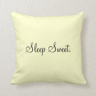 Sleep Sweet. Throw Pillow