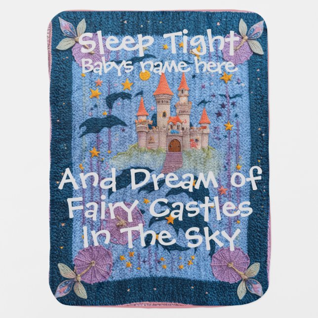 Sleep Tight Baby Blanket (Front)