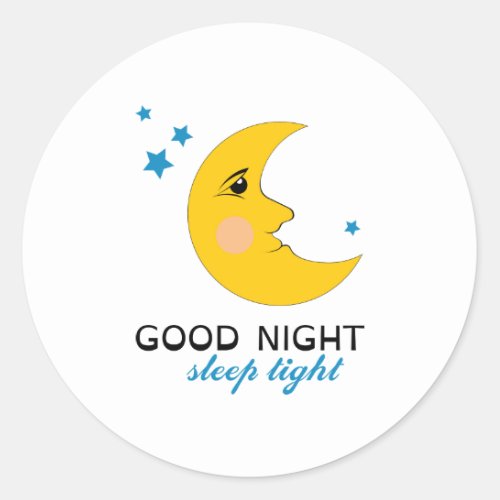 Sleep Tight Classic Round Sticker