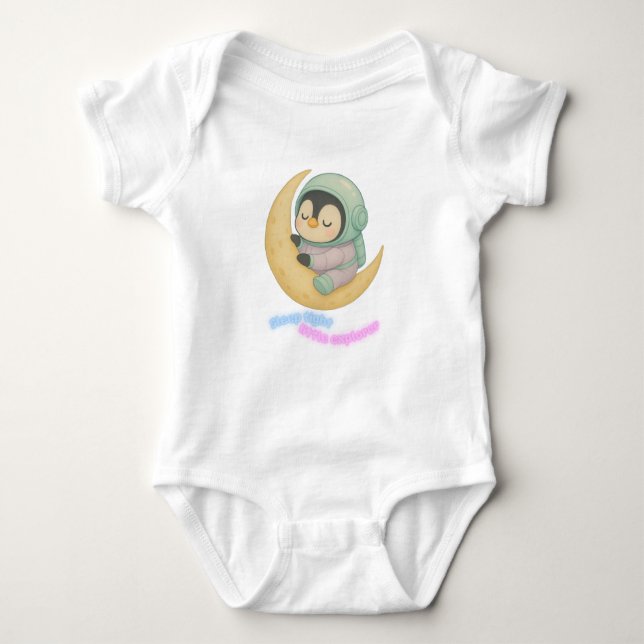 Sleep Tight, Little Explorer  Baby Bodysuit (Front)