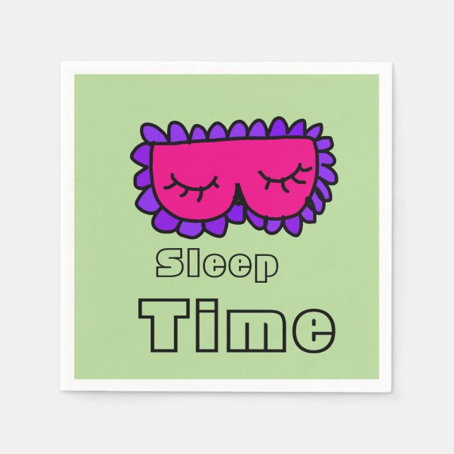 Sleep time napkins (Front)