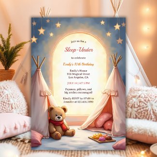 Sleep Under Cozy Pajama Party For Girls Birthday