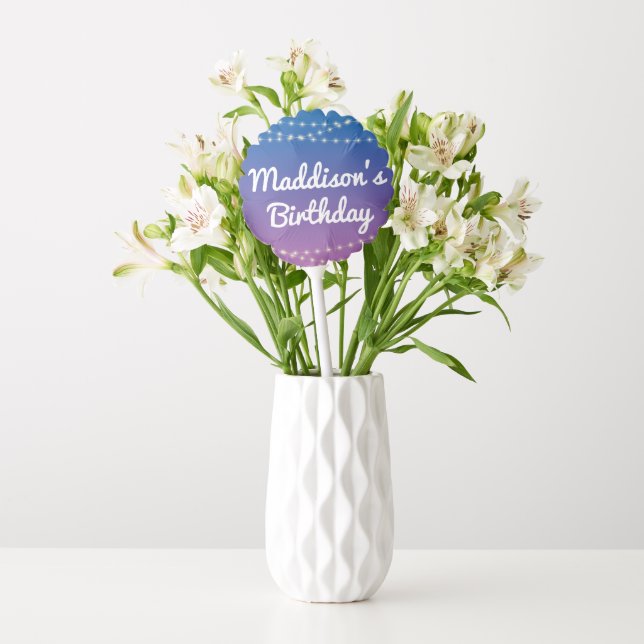 Sleep Under Half Sleep Over Lights Party Balloon (Vase)