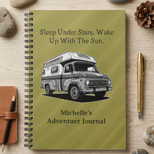 Sleep Under Stars Wake With Sun Outdoor Serenity Notebook