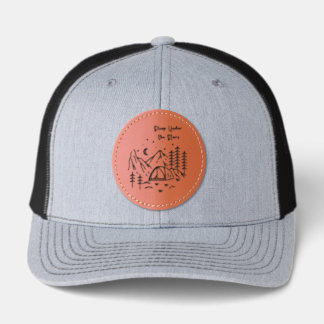 Sleep Under the Stars Leather Patch Hat